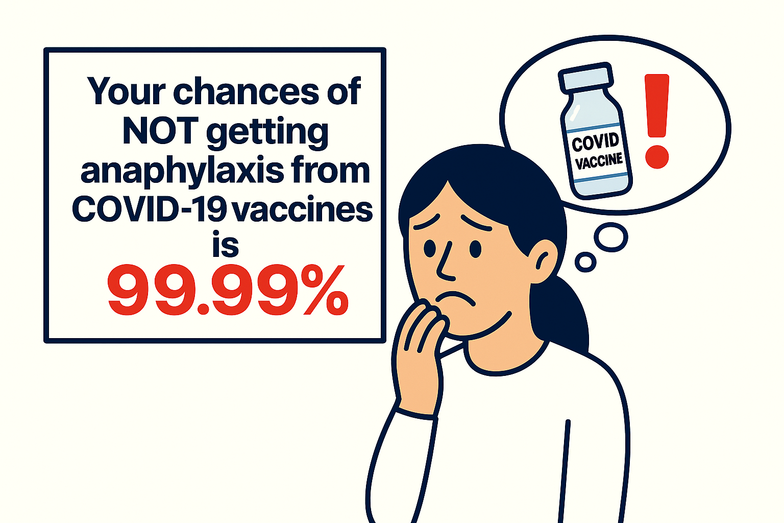 COVID-19 vaccine hesitancy infographic